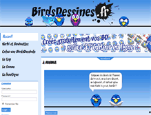 Tablet Screenshot of birdsdessines.fr